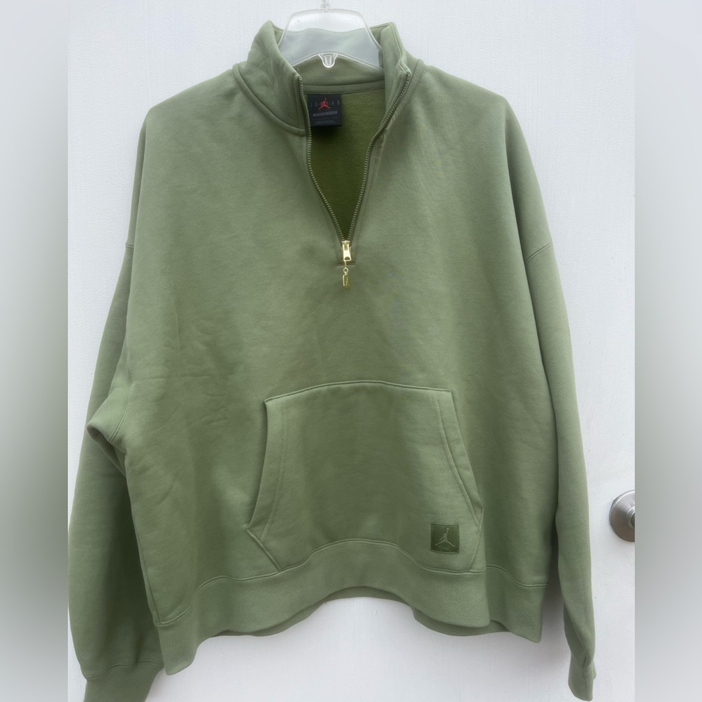 Women's Jordan Flight Fleece Quarter-Zip Top Size L